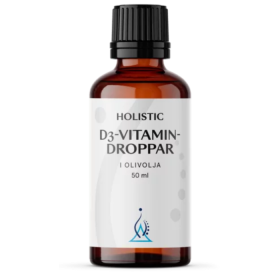 Holistic D-vitamin 2000,  droppar i olivolja