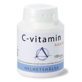 Helhetshälsa C-vitamin Askorbat 500 mg 100 Kapslar
