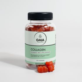 Gaia Supplements Collagen Gummies 60 tuggtabletter TRASIG ETIKETT
