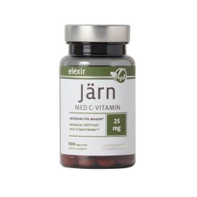 Elexir Pharma Järn med C-Vitamin 100 tabletter