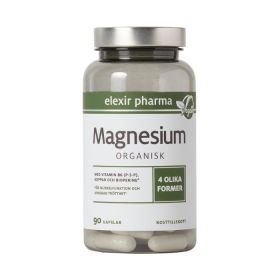 Elexir Pharma Magnesium Organisk 90 kapslar